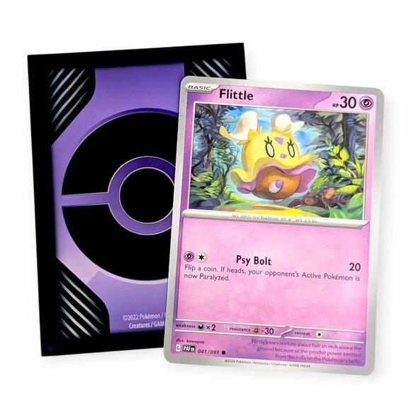 Paldean Fates Pokemon Card (AX39): Flittle 041/091 - Picture 1 of 2